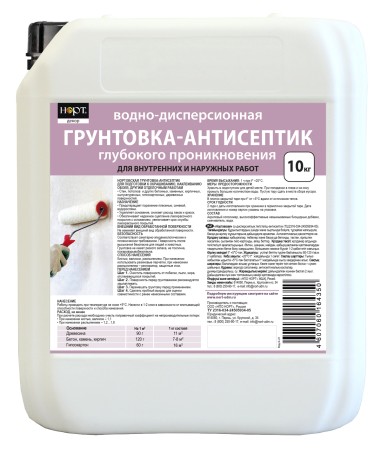 Грунтовка-антисептик акриловая Норт Нортекс-Грунт