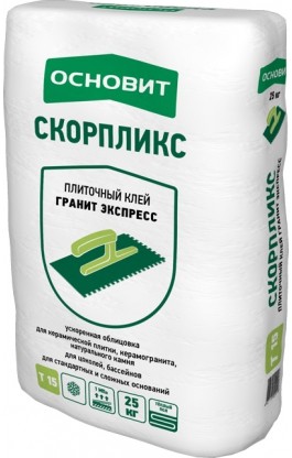 Клей для плитки и керамогранита Основит Гранипликс [Скорпликс] АС-15 R