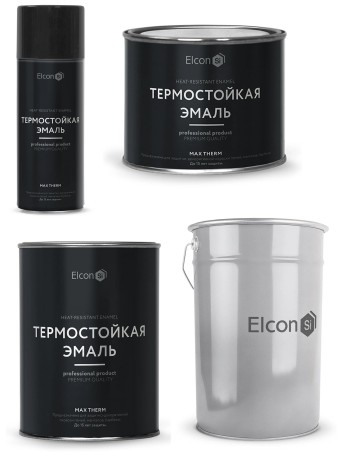 Эмаль термостойкая Elcon Max Therm