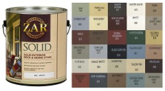 Масло укрывное по дереву Zar Solid Exterior Deck Siding Stain