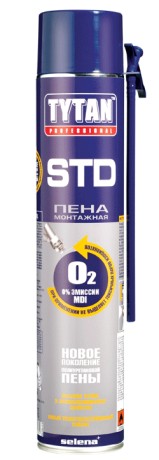 Пена монтажная профессиональная Tytan O2 STD