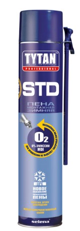 Пена монтажная профессиональная Tytan O2 STD