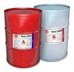 Материал двухкомпонентный на основе гибридных поликарбамидов для гидроизоляции Wetisol Spray-250H