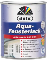 Эмаль для окон и дверей акриловая влагорегулирующая Dufa Aqua-Fensterlack