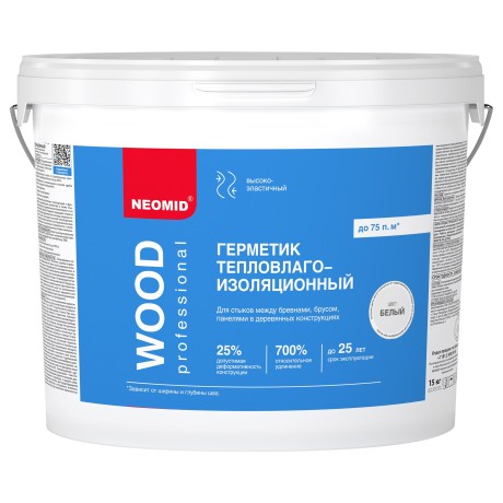 Герметик строительный Neomid Wood Professional