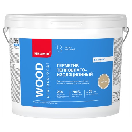 Герметик строительный Neomid Wood Professional