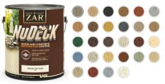 Краска для деревянных и бетонных поверхностей Zar NuDECK Wood and Concrete Restorative Coating