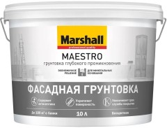 Грунтовка глубокого проникновения Marshall Maestro фасадная