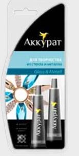 Набор для ремонта изделий из стекла и металла Аккурат