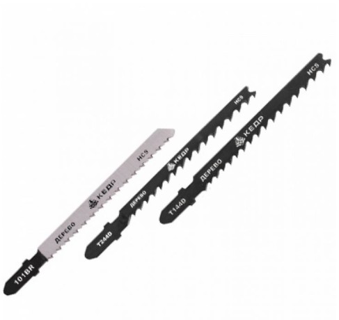Полотна для электролобзика EU-хвостовик Кедр