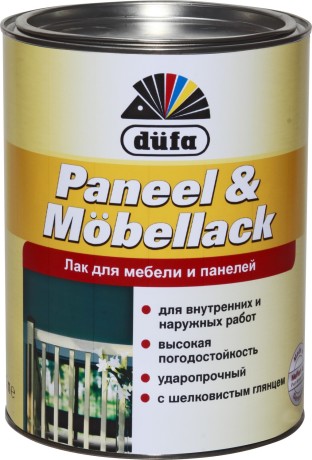 Лак для мебели и панелей Dufa Paneel & Mobellack