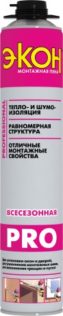 Пена монтажная Экон всесезонная профессиональная