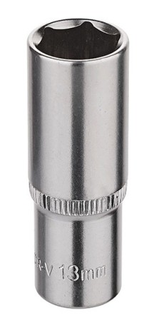 Головка торцевая Kraft 1/4"Dr Глубокая 6 граней