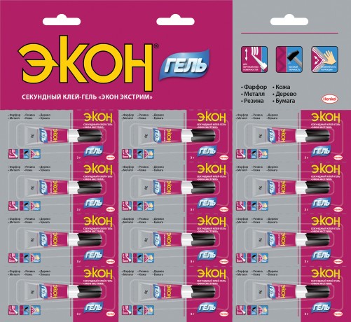 Клей Секундный Экон Экстрим Гель