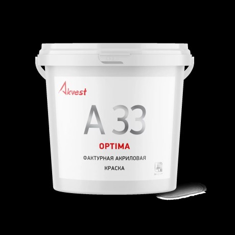 Краска фактурная Аквест-33 OPTIMA