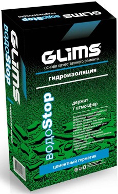 Гидроизоляция обмазочная цементная GLIMS ВодоStop