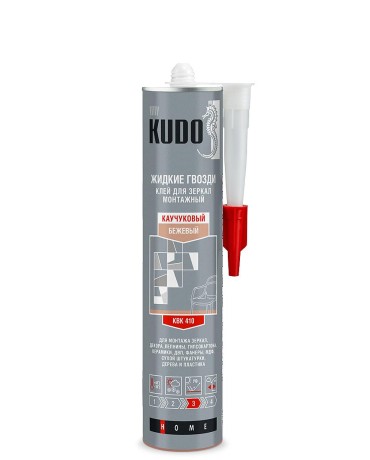 Клей монтажный универсальный каучуковый для зеркал Kudo