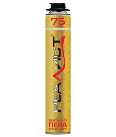 Пена монтажная пистолетная REALIST Pro Gold 75
