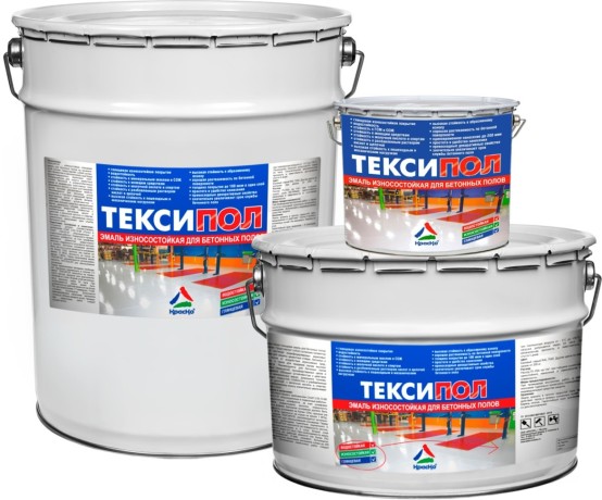 Краска для бетонных полов Краско Тексипол