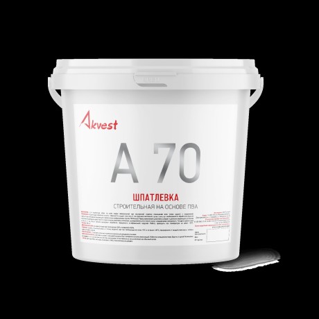 Шпатлевка на основе ПВА Аквест-70 Мастер