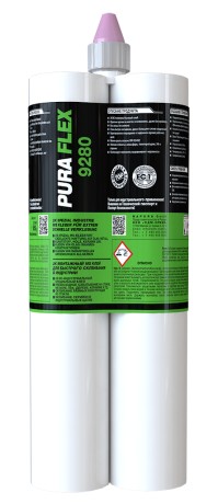 Клей двухкомпонентный гибридный монтажный с очень высокой скоростью отвердевания Puraflex 9280