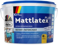 Краска матовая латексная интерьерная Dufa Mattlatex Plus
