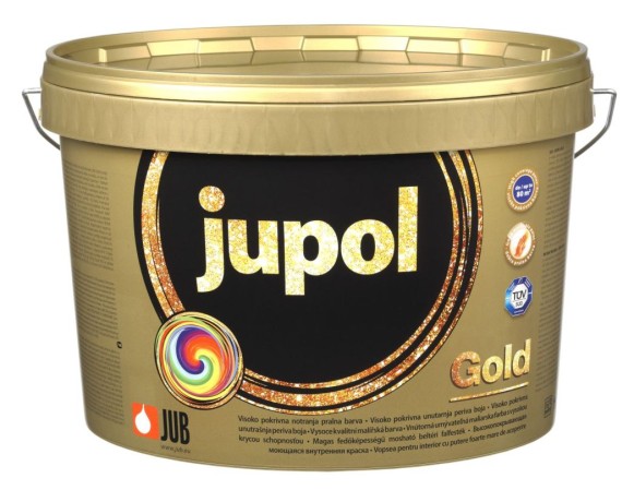Краска моющаяся для внутренних работ Jub Jupol Gold