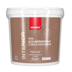 Лак акриловый для древесины Neomid Interior