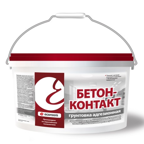 Грунтовка Бетон-Контакт Ecoroom