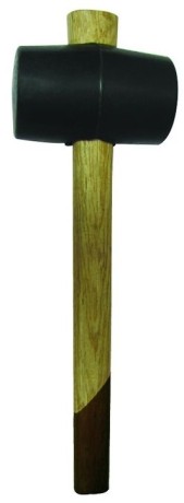 Киянка резиновая с деревянной ручкой БИБЕР Стандарт