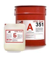 Композиция цветная полиуретановая для устройства наливных полов LEVL Coat 351