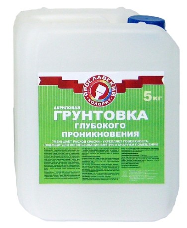 Грунтовка глубокого проникновения Ярославский колорит
