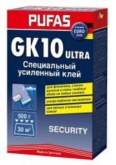 Клей для стекловолокна и флизелина усиленный Pufas Security GK10