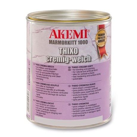 Шпатлевка кремообразная мягкая Akemi Marble Filler 1000 Thixo