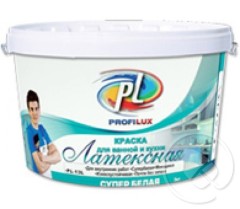 Краска латексная интерьерная влагостойкая Профилюкс PL-10L