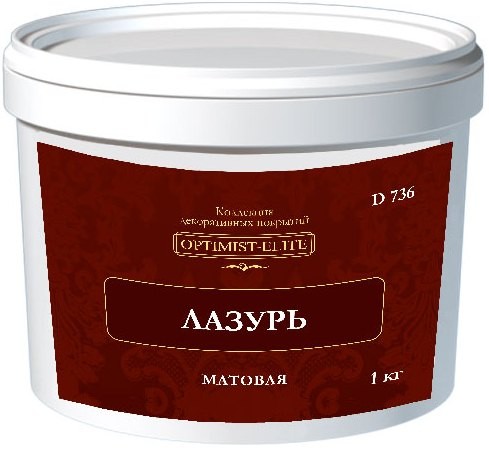 Краска декоративная Оптимист Элит D736 Лазурь