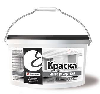 Краска интерьерная белая Ecoroom
