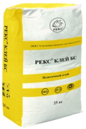 Клей для плитки Рекс БС
