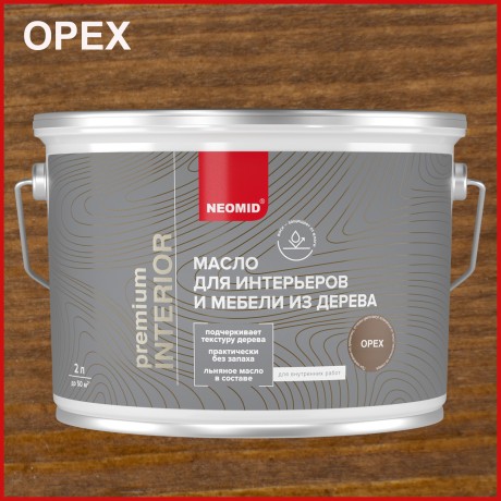 Масло для интерьеров и мебели из дерева Neomid Premium Interior