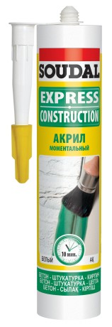 Герметик акриловый Soudal Моментальный Акрил