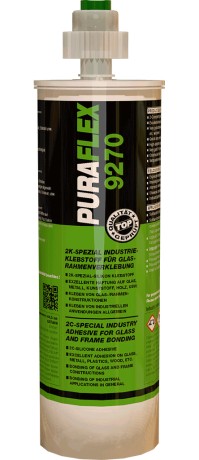 Клей специальный двухкомпонентный для вклейки стёкол в производстве СПК Puraflex 9270