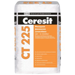 Шпаклевка фасадная финишная Ceresit CT 225