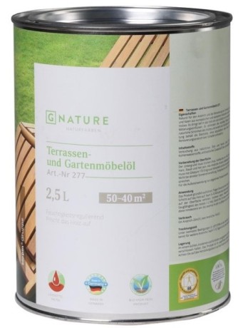 Масло для террас и садовой мебели Finlux EcoBiOil F-5277