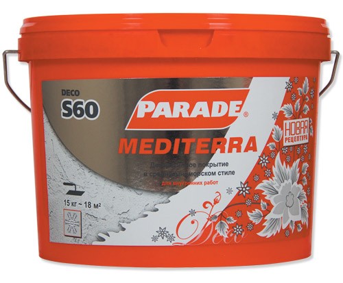 Покрытие декоративное с эффектом "под старину" Parade Mediaterra S60