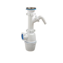 Сифон для раковины и мойки выпуском 1 1/2&quot;х40 мм с одним отводом Orio