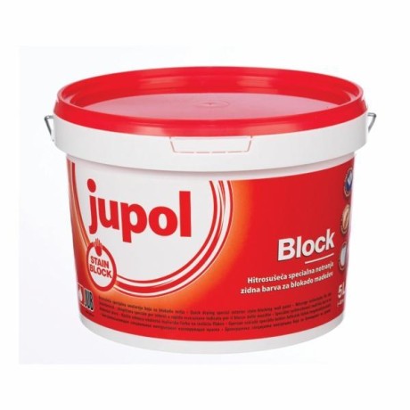 Краска для внутренних работ блокирующая сложные пятна Jub Jupol Block