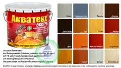 Защитное покрытие для древесины Акватекс Экстра