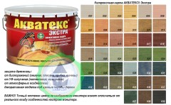 Защитное покрытие для древесины Акватекс Экстра