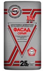 Шпаклёвка Юнис цементная Фасад белый