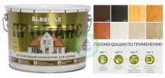 Антисептик лессирующий для древесины Акватекс Прованс